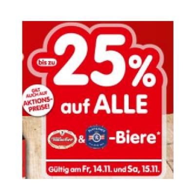 bis zu -25% auf ALLE Villacher & Puntigamer-Biere INTERSPAR