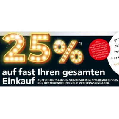 25% auf fast Ihren gesamten Einkauf XXXLutz
