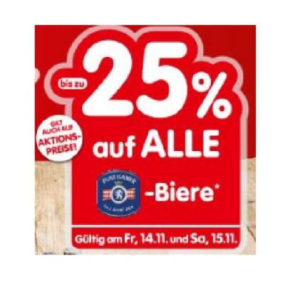 bis zu -25% auf ALLE Puntigamer-Biere INTERSPAR