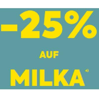 -25% AUF MILKA BILLA PLUS