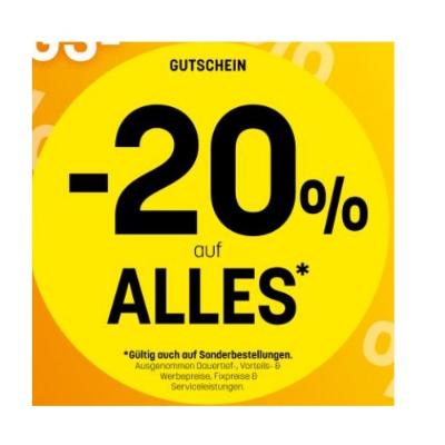 Promotion Bild von -20% auf ALLES Betten Reiter*