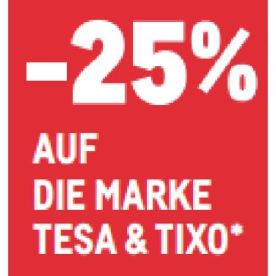 Promotion Bild von -25% AUF DIE MARKE TESA & TIXO METRO