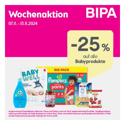 Promotion Bild von -25% auf alle Babyprodukte BIPA