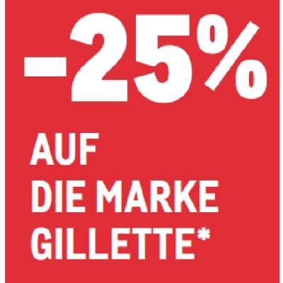 -25% AUF DIE MARKE GILLETTE METRO