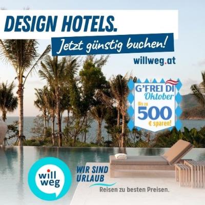 Design Hotels mit willweg.at