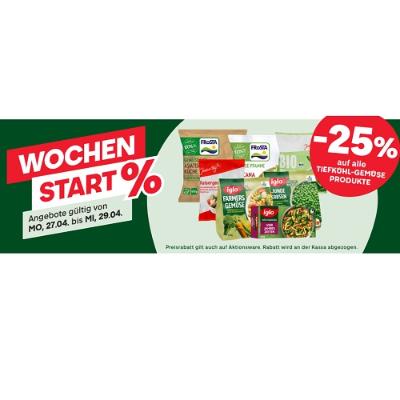 -25% auf alle TIEFKÜHL-GEMÜSE PRODUKTE MPREIS