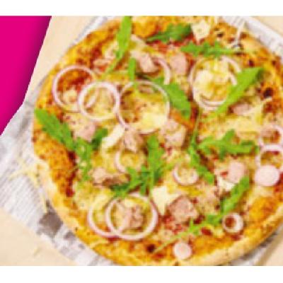 Pizza Tonno je 7.50€ mömax