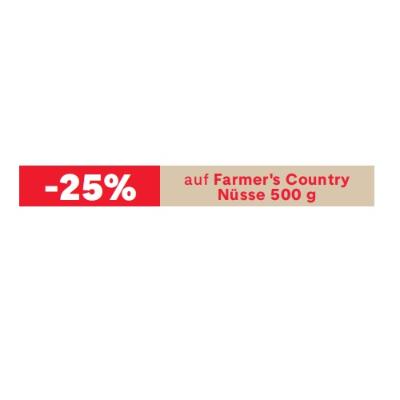 Promotion Bild von -25% auf Farmer's Country Nüsse 500 g MPREIS