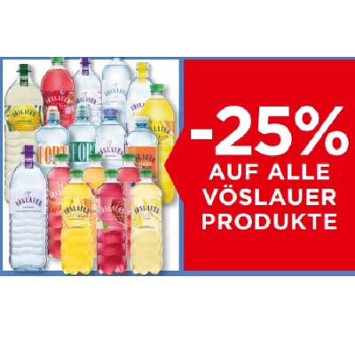 -25% AUF ALLE VÖSLAUER PRODUKTE Unimarkt