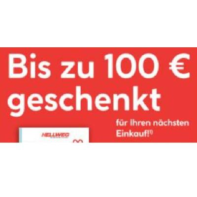 Bild von Bis zu 100 € geschenkt für Ihren nächsten Einkauf! HELLWEG