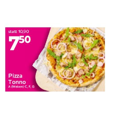 Pizza Tonno Je 7,50€ mömax