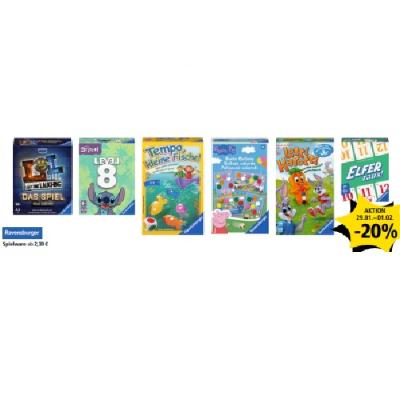 4-Tagesaktion: Ravensburger Spielware -20% PAGRO & LIBRO