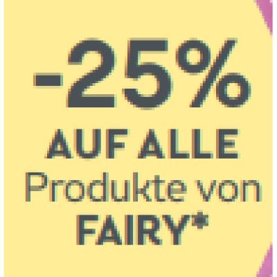 -25% auf alle Produkte von FAIRY BIPA