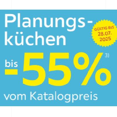 Promotion Bild von Planungsküchen bis -55% vom Katalogpreis Möbelix