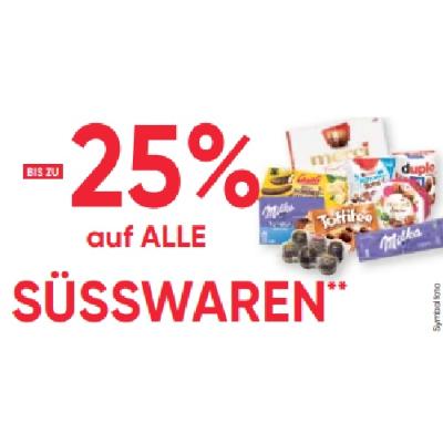 BIS ZU -25% auf ALLE SÜSSWAREN Maximarkt