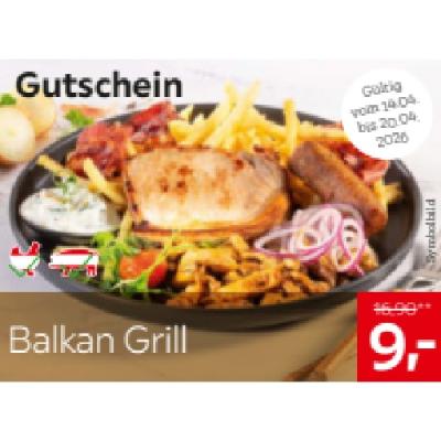 Balkan Grill je 9,- € XXXLutz