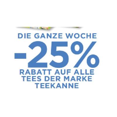 Bild von DIE GANZE WOCHE -25% RABATT AUF ALLE TEES DER MARKE TEEKANNE Unimarkt