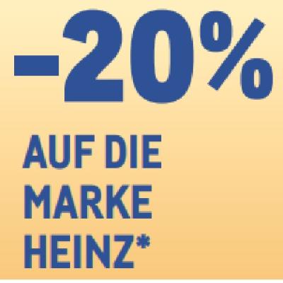 -20% AUF DIE MARKE HEINZ METRO