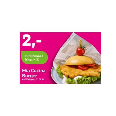 Mia Cucina Burger Je 2€ mömax