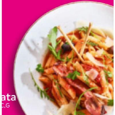 Penne all`arrabbiata je 5€ mömax