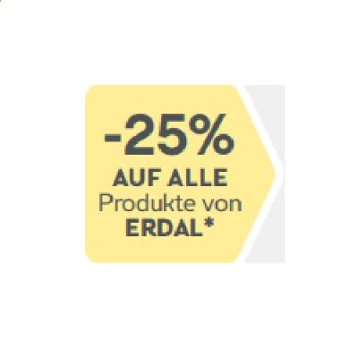 -25% AUF ALLE Produkte von ERDAL BIPA