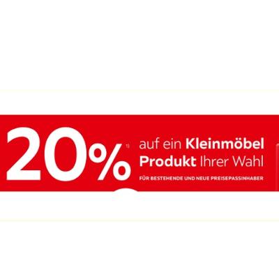 20% auf ein Kleinmöbel Produkt Ihrer Wahl XXXLutz
