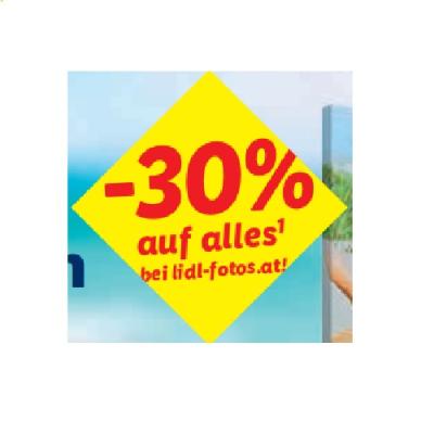 -30% auf alles bei lidl-fotos.at Lidl