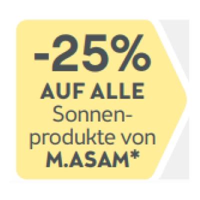 Promotion Bild von -25% AUF ALLE Sonnenprodukte von M. ASAM BIPA
