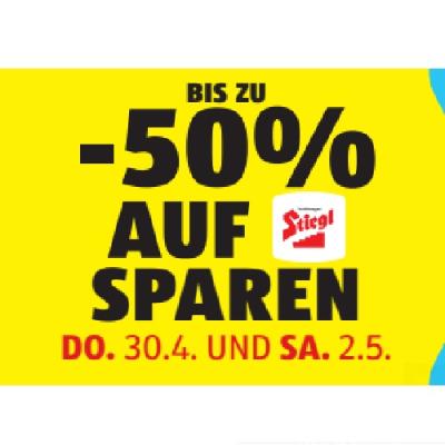 BIS ZU -50% AUF Stiegl SPAREN HOFER