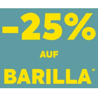 -25% AUF BARILLA BILLA PLUS