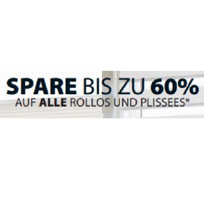 Promotion Bild von SPARE BIS ZU 60% AUF ALLE ROLLOS UND PLISSEES JYSK