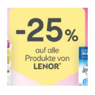 Bild von -25% auf alle Produkte von LENOR BIPA