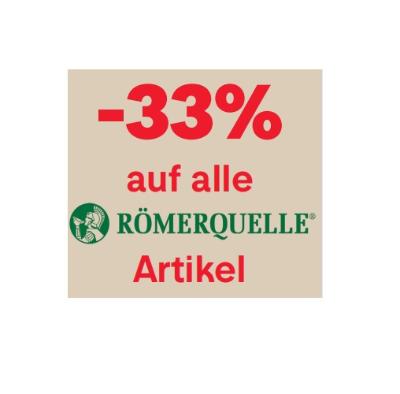 -33% auf alle RÖMERQUELLE Artikel MPREIS