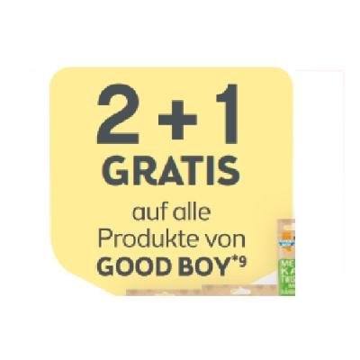Promotion Bild von 2+1 GRATIS auf alle Produkte von GOOD BOY BIPA