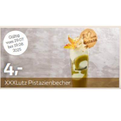 Promotion Bild von XXXLutz Pistazienbecher je 4,- € XXXLutz