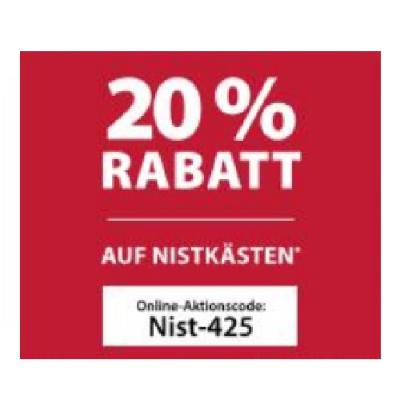 Bild von 20% RABATT AUF NISTKÄSTEN Dehner