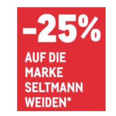 -25% AUF DIE MARKE SELTMANN WEIDEN METRO