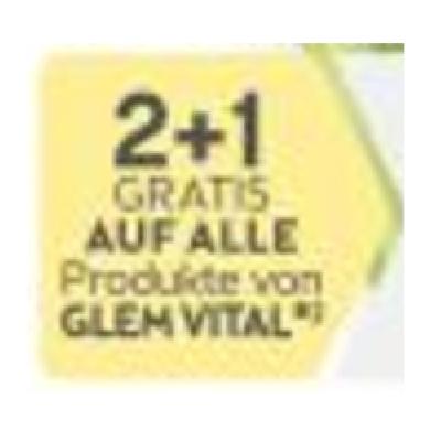 Promotion Bild von 2+1 GRATIS AUF ALLE Produkte von GLEM VITAL BIPA
