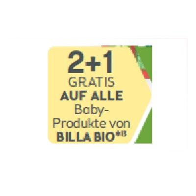 Promotion Bild von 2+1 GRATIS AUF ALLE Baby-Produkte von BILLA BIO BIPA