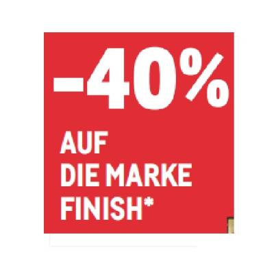 -40% AUF DIE MARKE FINISH METRO