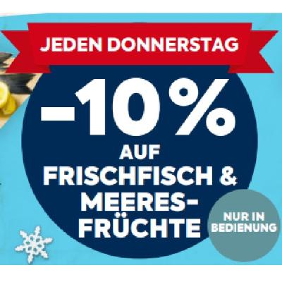 JEDEN DONNERSTAG -10% AUF FRISCHFISCH & MEERESFRÜCHTE BILLA PLUS