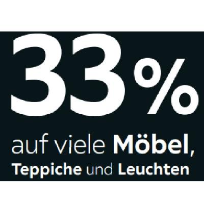 33% auf viele Möbel, Teppiche und Leuchten VOM HERSTELLERLISTENPREIS XXXLutz
