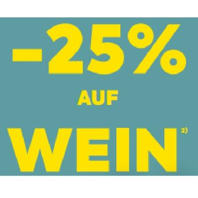 -25% AUF WEIN BILLA PLUS