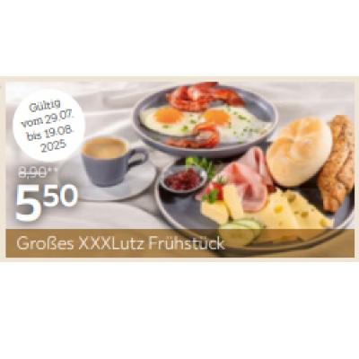 Promotion Bild von Großes XXXLutz Frühstück je 5,50 € XXXLutz