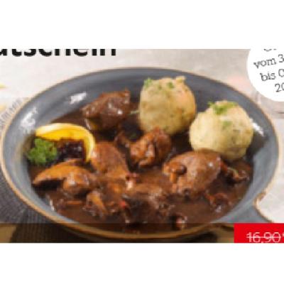 Hirschragout je 10€ XXXLutz