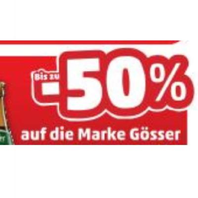 Promotion Bild von Bis zu -50% auf die Marke Gösser Penny