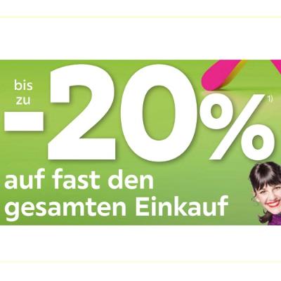 bis zu -20% auf fast den gesamten Einkauf mömax