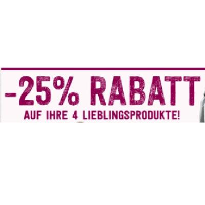 -25% RABATT AUF IHRE 4 LIEBLINGSPRODUKTE! Sutterlüty