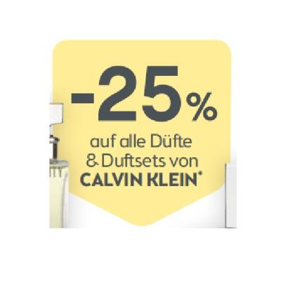 Promotion Bild von -25% auf alle Düfte & Duftsets von CALVIN KLEIN BIPA