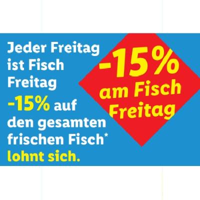 -15% auf den gesamten frischen Fisch Lidl